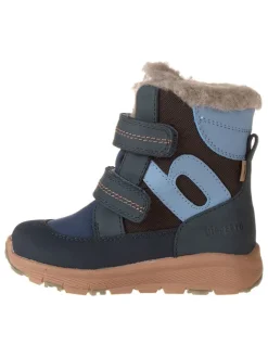 Leder-Boots "Eigil" in Blau>bisgaard Discount