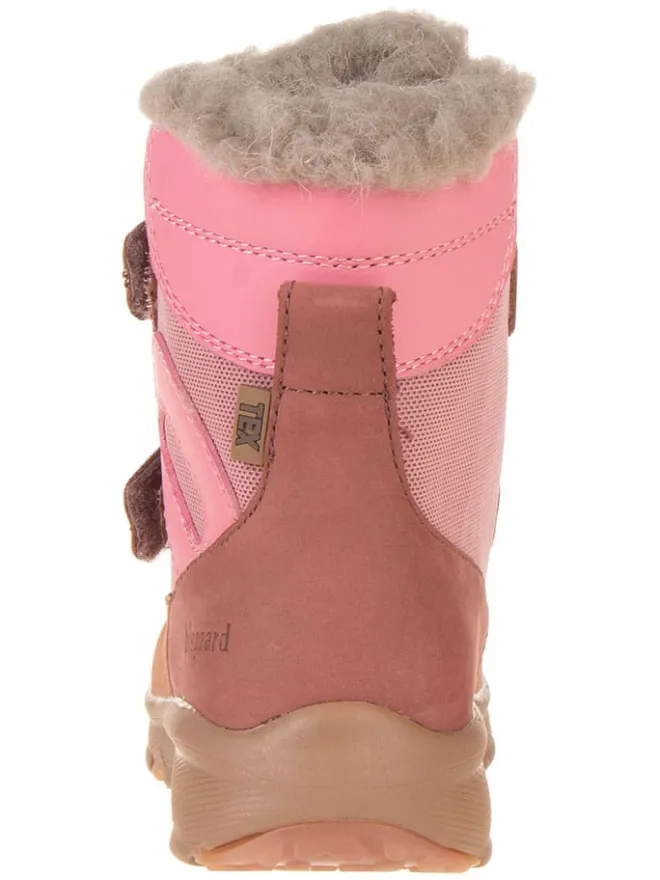Leder-Boots "Eigil" in Rosa/ Braun>bisgaard Clearance