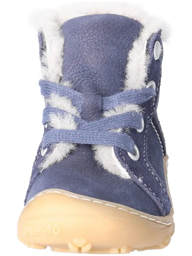 Leder-Boots "Elia" in Blau>PEPINO Discount