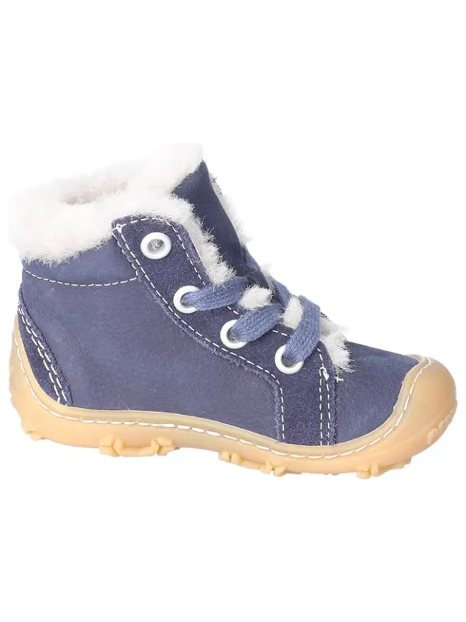 Leder-Boots "Elia" in Blau>PEPINO Discount