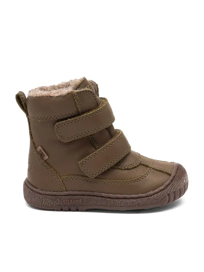 Leder-Boots ''Ellis'' in Khaki>bisgaard Online