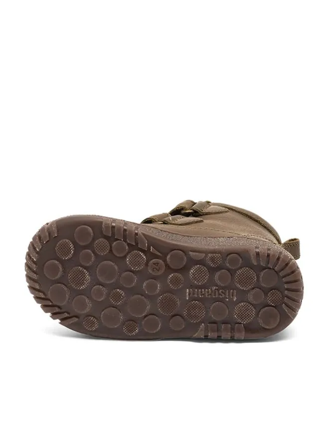 Leder-Boots ''Ellis'' in Khaki>bisgaard Online