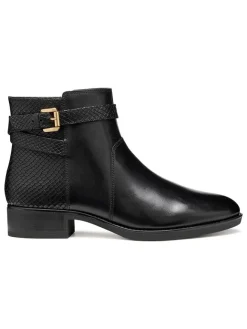 Leder-Boots "Felicity" in Schwarz>Geox New