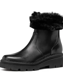 Leder-Boots "Felleny" in Schwarz>Geox