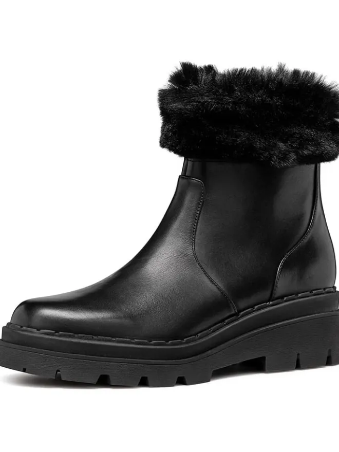Leder-Boots "Felleny" in Schwarz>Geox