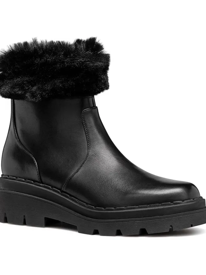 Leder-Boots "Felleny" in Schwarz>Geox