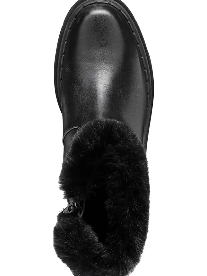 Leder-Boots "Felleny" in Schwarz>Geox
