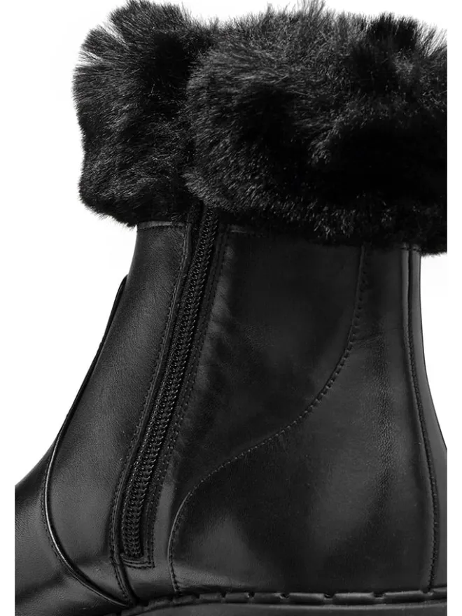 Leder-Boots "Felleny" in Schwarz>Geox