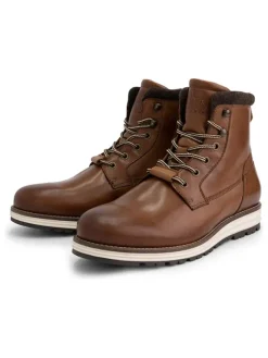 DENBROECK Stiefel & Boots|Stiefel & Boots^Leder-Boots "Fer St." in Hellbraun