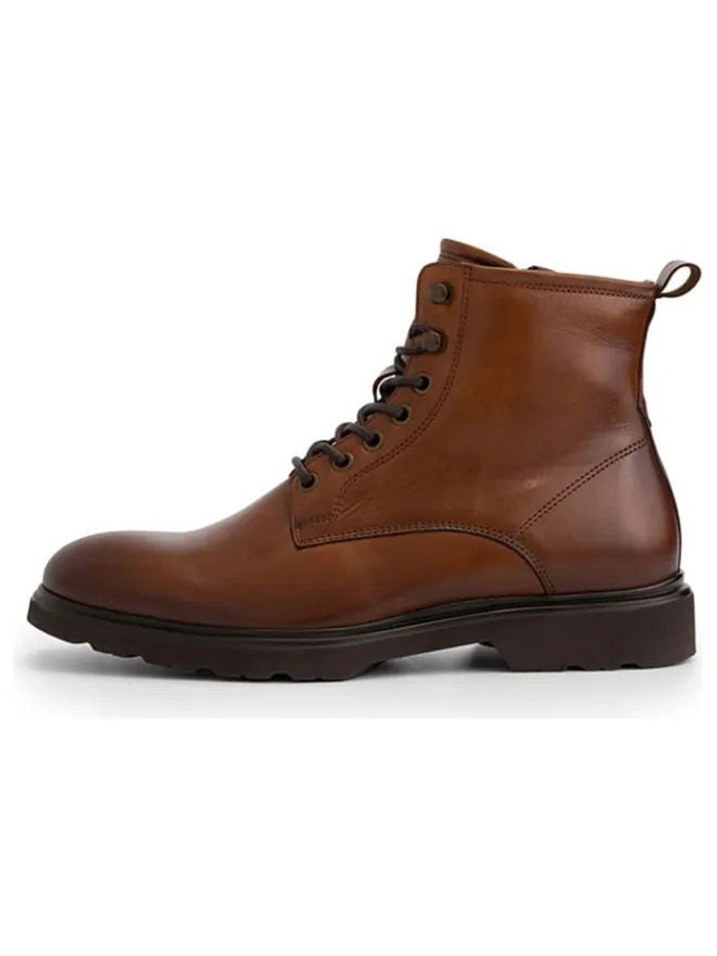 DENBROECK Stiefel & Boots^Leder-Boots "Foun St. " in Hellbraun