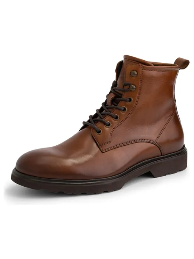 DENBROECK Stiefel & Boots^Leder-Boots "Foun St. " in Hellbraun