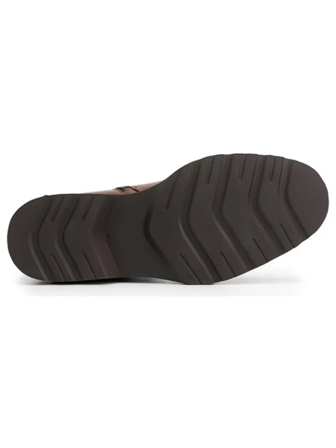 DENBROECK Stiefel & Boots^Leder-Boots "Foun St. " in Hellbraun