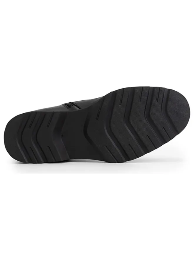 DENBROECK Stiefel & Boots^Leder-Boots "Foun St. " in Schwarz
