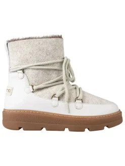 Unisa Stiefel & Boots^Leder-Boots "Frosty" in Weiß