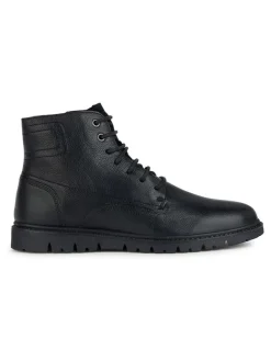 Leder-Boots "Ghiacciaio" in Schwarz>Geox Best