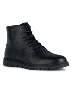Leder-Boots "Ghiacciaio" in Schwarz>Geox Best