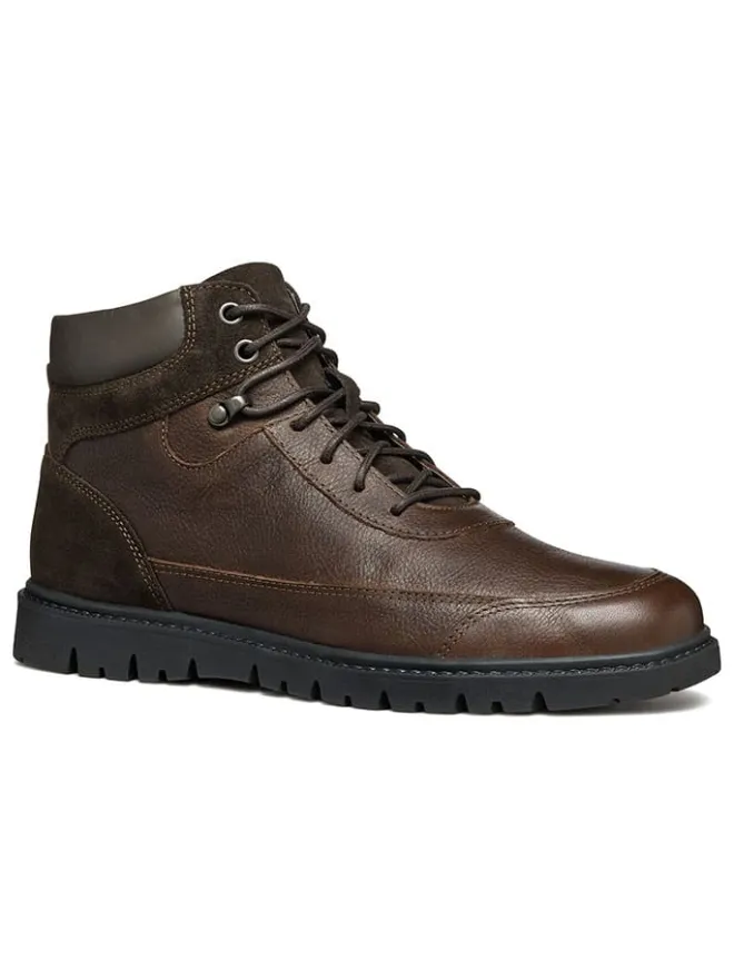 Geox Stiefel & Boots^Leder-Boots "Ghiacciaio" in Braun