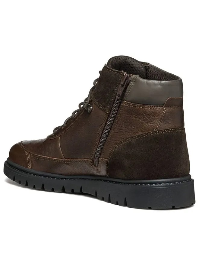 Geox Stiefel & Boots^Leder-Boots "Ghiacciaio" in Braun