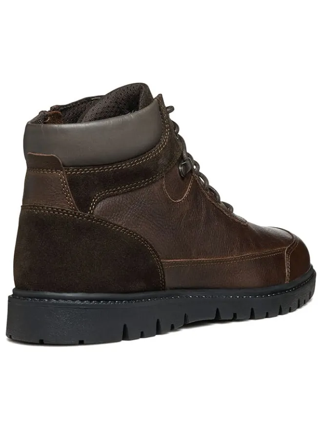 Geox Stiefel & Boots^Leder-Boots "Ghiacciaio" in Braun