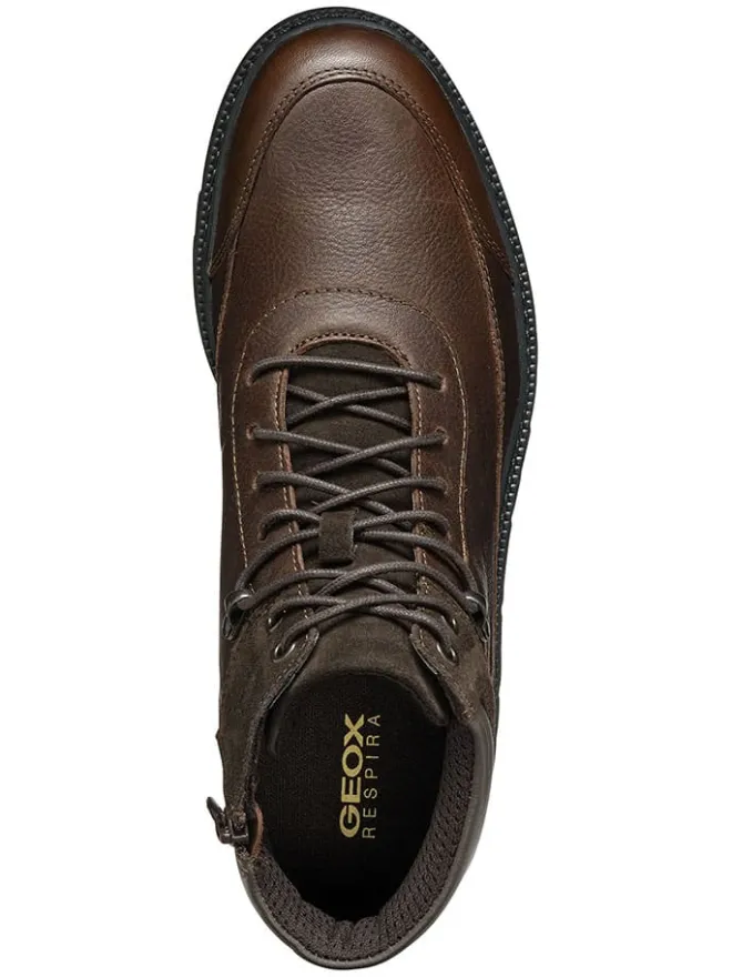 Geox Stiefel & Boots^Leder-Boots "Ghiacciaio" in Braun
