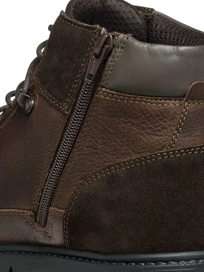 Geox Stiefel & Boots^Leder-Boots "Ghiacciaio" in Braun