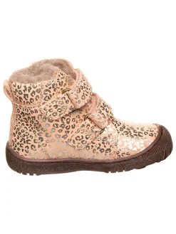 Leder-Boots "Gorm" in Rosa/ Gold>bisgaard Outlet