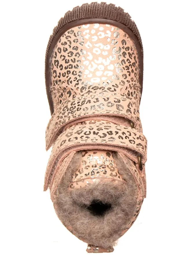 Leder-Boots "Gorm" in Rosa/ Gold>bisgaard Outlet