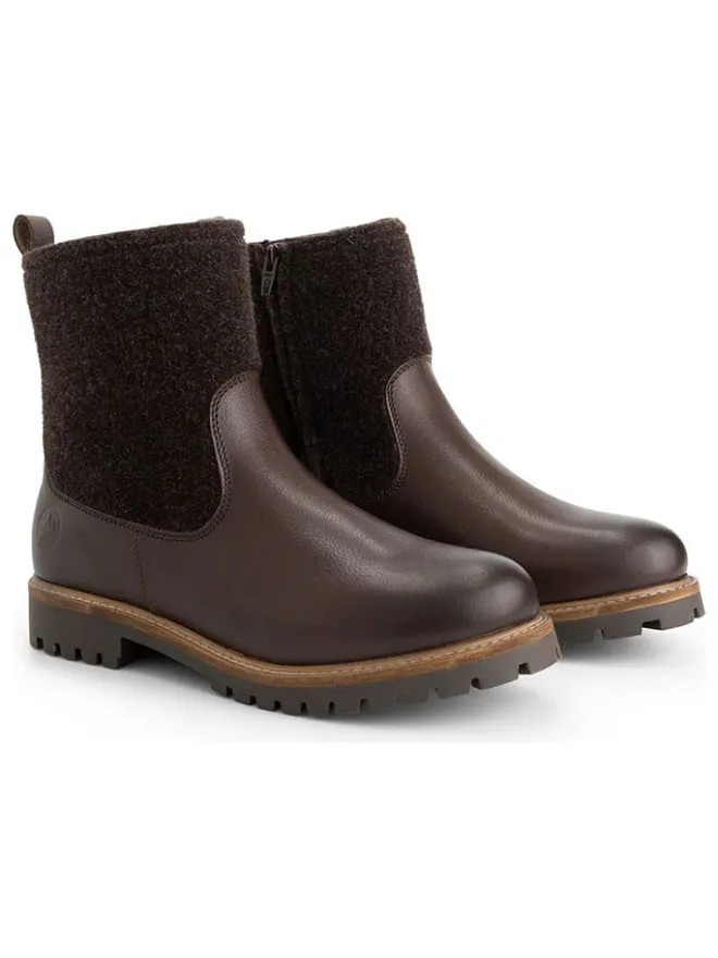 TRAVELIN' Stiefel & Boots^Leder-Boots "Gotaland" in Braun