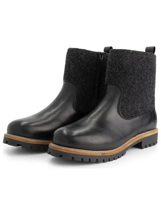 TRAVELIN' Stiefel & Boots^Leder-Boots "Gotaland" in Schwarz