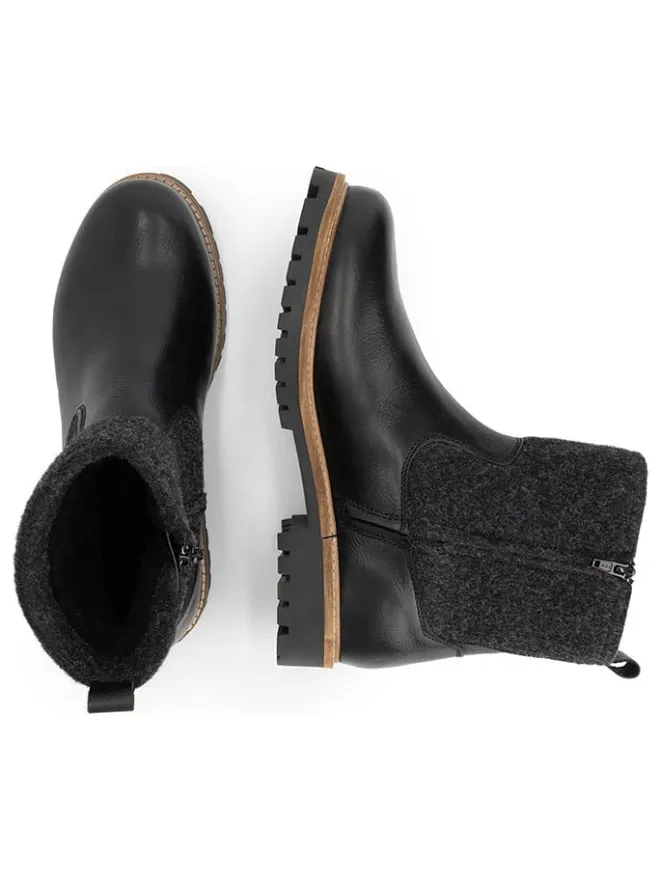 TRAVELIN' Stiefel & Boots^Leder-Boots "Gotaland" in Schwarz