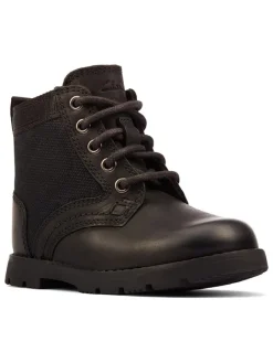 Clarks Stiefel & Boots^Leder-Boots "Heath Chard" in Schwarz