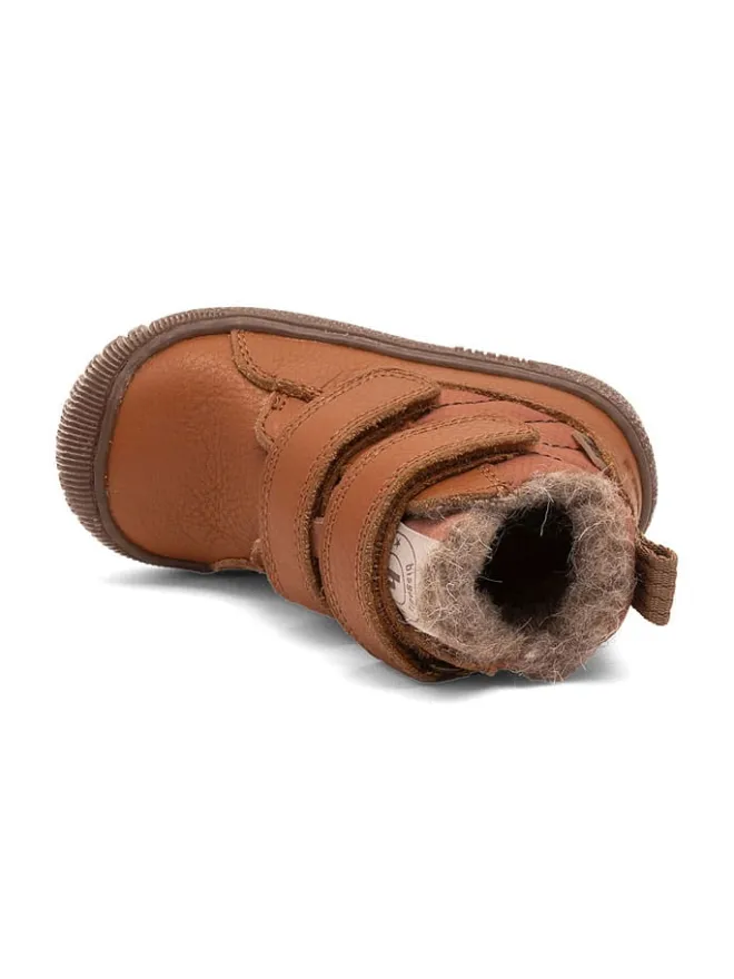 Leder-Boots "Helton" in Hellbraun>bisgaard