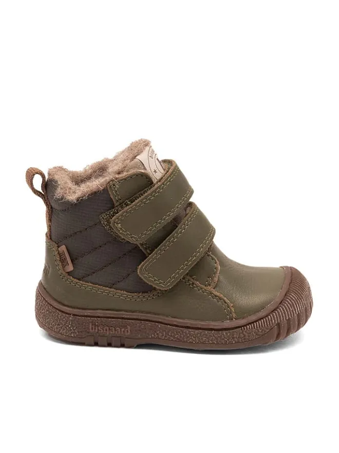 bisgaard Stiefel & Boots·Boots^Leder-Boots "Helton" in Khaki