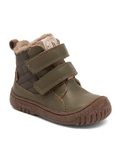 bisgaard Stiefel & Boots·Boots^Leder-Boots "Helton" in Khaki