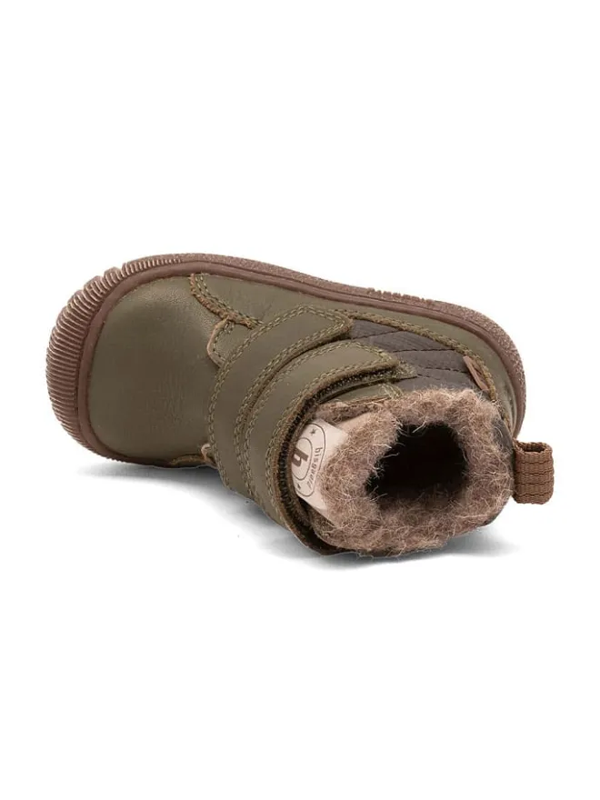 bisgaard Stiefel & Boots·Boots^Leder-Boots "Helton" in Khaki