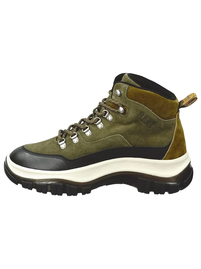 Leder-Boots "Hillark" in Grün/ Schwarz/ Weiß>GANT Footwear Hot