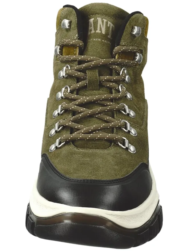 Leder-Boots "Hillark" in Grün/ Schwarz/ Weiß>GANT Footwear Hot