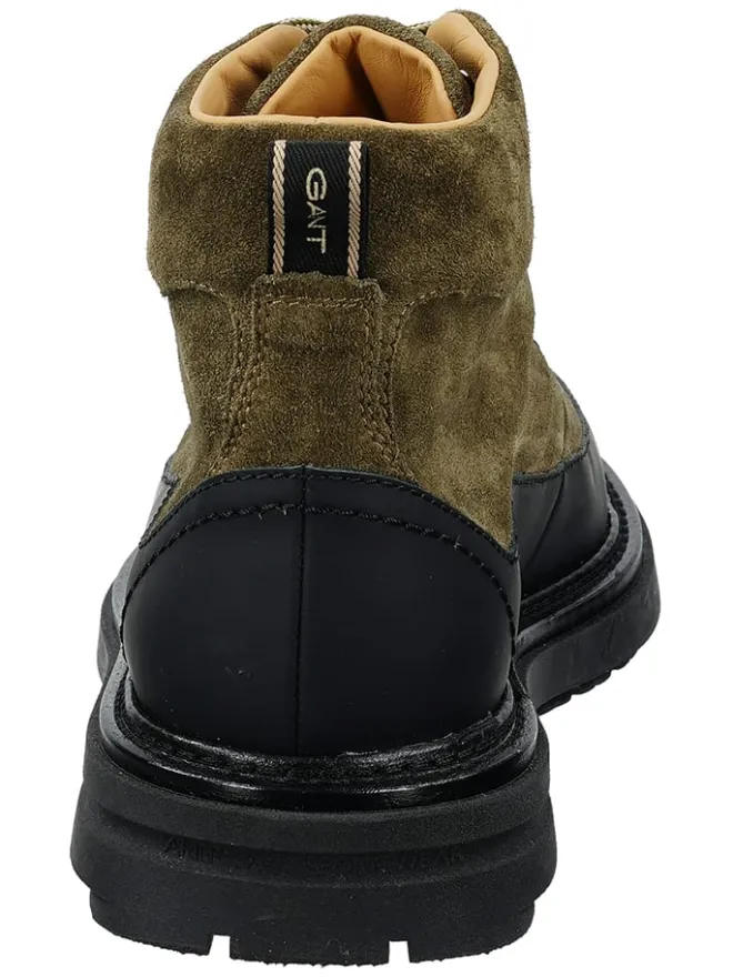 Leder-Boots "Hillprep" in Oliv>GANT Footwear New