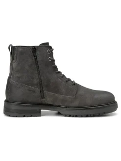 Leder-Boots in Anthrazit><noscript><img width=