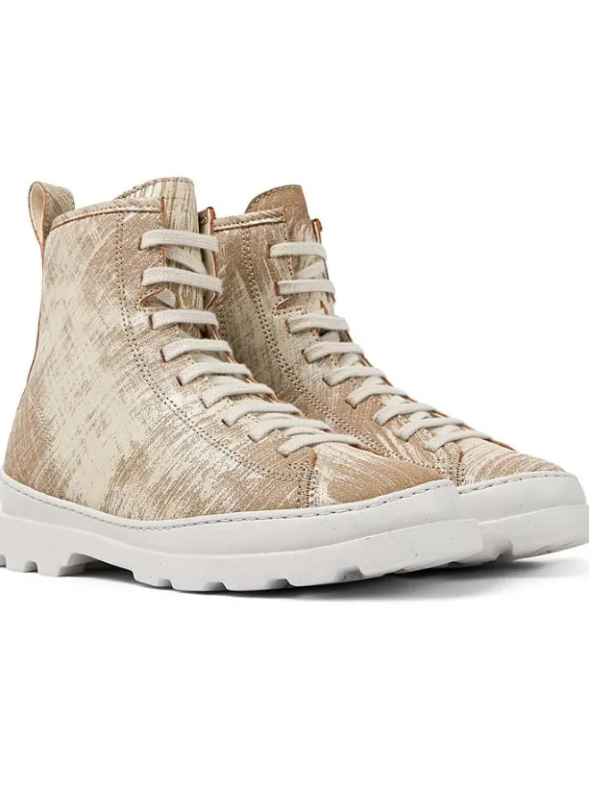 Leder-Boots in Beige>Camper Discount