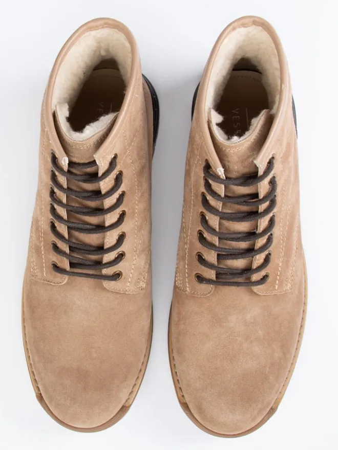 PAUL VESTERBRO Stiefel & Boots^Leder-Boots in Beige