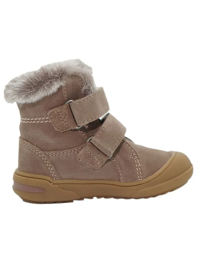 Leder-Boots in Beige>lamino Outlet