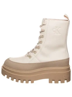 Calvin Klein Stiefel & Boots^Leder-Boots in Beige/ Creme