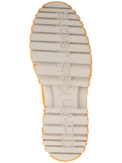 Leder-Boots in Beige/ Orange><noscript><img width=