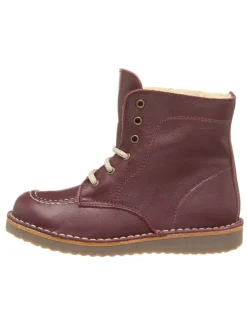 kmins Stiefel & Boots·Boots^Leder-Boots in Bordeaux