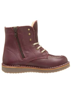 kmins Stiefel & Boots·Boots^Leder-Boots in Bordeaux