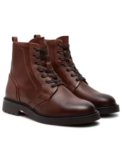 Tommy Hilfiger Shoes Stiefel & Boots^Leder-Boots in Braun