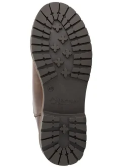Leder-Boots in Braun><noscript><img width=