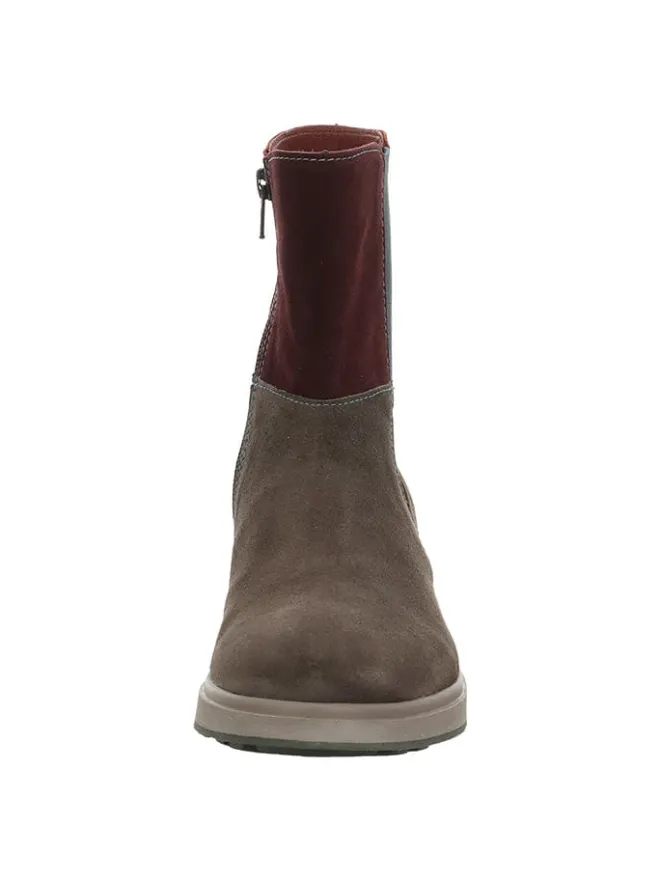 Leder-Boots in Braun>Think! Hot