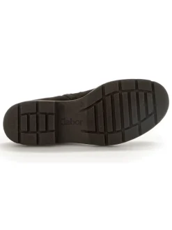 Leder-Boots in Braun><noscript><img width=